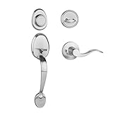 Dynastyハードウェアcol-her-405 – 15lコロラドフロントドアダミーHandleset、サテンニッケル、with Heritageレバー、Left Hand