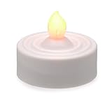 LED 茶ライト 4/Pkg-ホワイト 7"