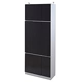 JK Alnair 鏡面ウォールラック 扉 90cm幅 上置きセット FAL-0011SETDB