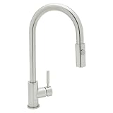 Rohl R7520SS Modern Kitchen Faucet with Pull Down Spray, Stainless Steel [並行輸入品]