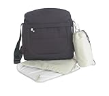 2008 Peg-Perego Borsa Skate Diaper Bag In Black Bubbles by Peg Perego