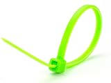 CTS Brand - 11 Inch, 50 Lb Tensile Strength, Neon Green Nylon Cable Tie (Bag of 100) [並行輸入品]