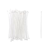 GRALARAプラスチックケーブル　ナイロン結束バンド　　100本入り 　1.9x100mm - ホワイト