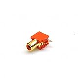 Linkman RCAジャック 橙 基板取付型 金メッキ HLR-3201VXB-005HG