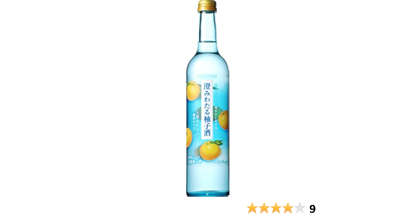 Amazon Co Jp サントリー 澄みわたる柚子酒 リキュール 500ml 食品 飲料 お酒