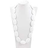 Consider It Maid Silicone Teething Necklace for Mom to Wear - FREE E-BOOK - BPA FREE and FDA Approve