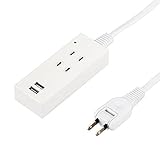 YAZAWA(ヤザワコーポレーション) 雷ガード付タップ 2AC+2USB2.1A 1.5m ...