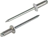 [N-7914407]エビ　カラーブラインドリベット　アルミ／スティール　（３００本入） CNSA44WEB