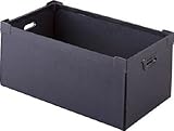 [2869101]ＴＲＵＳＣＯ　導電性ダンボールプラスチック　４５Ｌ　ブラック DP560D5