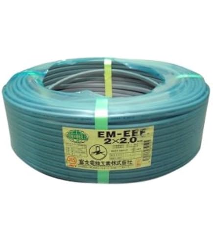 Amazon.co.jp: 富士電線工業 200タイプ EM-EEF エコケーブル 2.0mm 3c 