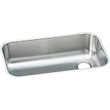 Elkay EGUH2816R Gourmet Elumina Undermount Sink, Stainless Steel, Soft Satin, Single-Bowl by Elkay