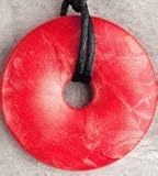 Smart Mom Teething Bling Shimmer Donut Teething Necklace (Red Shimmer) by Smart Mom Jewelry [並行輸入品]
