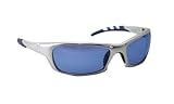 SAS Safety 542-0209 GTR Eyewear with Polybag, Ice Blue Mirror Lens/Silver Frame by SAS Safety