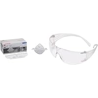 3M Vフレックス 防じんマスク 9105JS-DS2 スモールサイズ 20枚 & 保護めがね