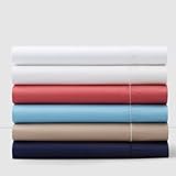 Hudson Park Collection 500 Thread Count 100% Pima Cotton Full Fitted Sheet: CORAL [並行輸入品]