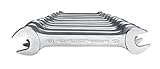 GEDORE 6078350 Double Open-Ended Wrench Set, 6-34mm Width (12 Pieces) [並行輸入品]