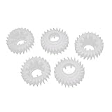 シャープ洗濯機プラスチック25本の歯クラッチラチェットホイール5PCSホワイト