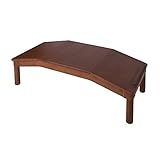 天然木 キッズテーブル 机 デスク テーブル カラー：ブラウン