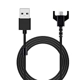 G ワイヤレスマウス 充電 ケーブル G403 G900 G903 G703 G PRO G560スピーカー用 USBケーブル 互換性 充電器 高速充電 USB-Micro ブラック1.8m