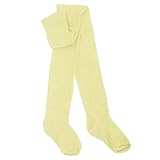 キッズ・子供・ジュニア ガールズ 無地 コットンリッチタイツ あったかタイツ スクールタイツ 女の子 (5-6歳) (クリーム)