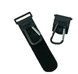 1stモール 【 簡単取付 防犯 】マジックテープで簡単取付 ベビーカー フック カラビナ 2個セット ベルト ST-BEBIHUKU