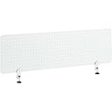 アール・エフ・ヤマカワ:メタルデスクトップパネル W1000 ホワイト クランプ型 SHDTP-PWH10