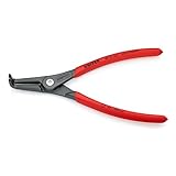 KNIPEX(クニペックス) 4921-A31-TJ 軸用精密スナップリングプライヤー 曲 4921-A31-TJ