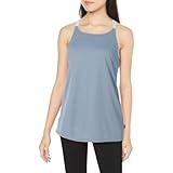 [アツギ] [クリアビューティアクティブ] ヨガレイヤード カップ付きキャミソール 重ね着風 47017