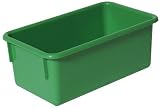 Steffy Wood Products Green Tote Tray, 13-Inch by 8-Inch by 5-Inch [並行輸入品]