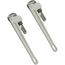 Amazon | KIKAIYA アルミパイプレンチ 900mm 36インチ 鋼管 配管 水道