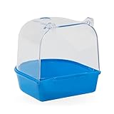 [ＡＩＮｅｔＪＰ Ｐｒｅｍｉｕｍ] 鳥 水浴び 容器「外付け式/取り付け簡単」 インコ 文鳥 小鳥 バードバス (ピンク)