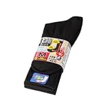 二重底90度ソックス3足組み R-2205 ブラック M