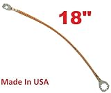 多目的ユニバーサル18 " - 19 "銅Ground /ボンディングストラップケーブル。35756d USA Made 1 Pack 35756D-am