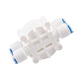 Dovewill 　耐久性　シャットオフバルブ　1/4 インチ　クイック　コネクタ 　浄水器 水フィルター　パーツ