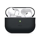 【elago】 AirPods Pro2 対応 ケース シリコン カバー ストラップホール 使用可能 耐衝撃 シリコンカバー 衝撃 吸収 スリム ソフト ケースカバー 傷防止 落下防止 保護 アクセサリー [ Apple AirPodsPro2 MQD83J/A エアーポッズPro2 エアポッツプロ2 エアーポッズプロ2 第二世代 対応 ] SILICONE BASIC CASE ブラック
