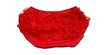 Solid Red Ruffle Chiffon Ruffle Bloomer Diaper Cover Size Small by PoshNPretty