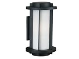 Kenroy Home 80572EBZ Lumi One-Light Large Wall Lantern with 6-Inch Frosted Opal Glass Shade [並行輸入品]