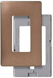 Pass & Seymour SWP26BBBPCC10 1 Gang Screw Less Wall Plate, Plastic, Bronze [並行輸入品]