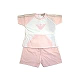 [アルマーニベビー] ARMANI BABY アパレル (セットアップ) HXD192N ホワイト×ピンク (3M) ベビー [並行輸入品]