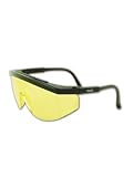 Precision Safety PE530BKA Accu Spec Eyewear, Black Frame, Amber Lens Tint by Magid Glove & Safety