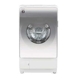 シャープ ドラム式洗濯乾燥機 ES-X12C-SL 洗濯12kg 乾燥6kg ハイブリッド乾燥 自動掃除 洗剤自動投入 左開き クリスタルシルバー