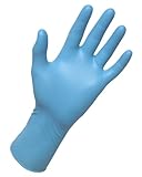 SAS Safety 6609-40 Derma-Max Powder Free Exam Grade Disposable Nitrile 8 Mil Gloves, Extra Large, Bo