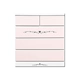 アルファタカバ ディズニー家具キッズチェストミッキーチェスト 75cm幅4段カーム(パステルピンク)