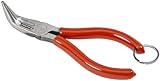 Stanley Proto Tether-Ready J225GXL-TT XL Series 6-3/4-inch Bent Needle Nose Pliers with Grip by Stan