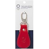 東京 2020 オリンピック レザー キーホルダー レッド 公式 グッズ