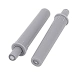 キャビネットドアの引き出し62ミリメートルの長さのプラスチック製ダンパーバッファソフトグレー2個