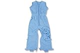 Baby Boum 110cm 2-in-1 Lightweight Baby Sleep Sack and Jumpsuit with Cheeky Chappy Smurf Print Smurf