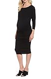 イザベラオリバー トップス ワンピース Isabella Oliver Jessa Maternity Dress Caviar Bla [並行輸入品]