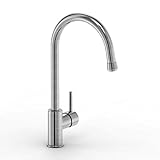 Parmir水システムssk-712シングルハンドルキッチン蛇口、つや消しスチール