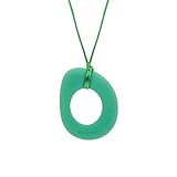 Eternity Chew Teething Pendant Serenity by Gumigem - Silicone Teething Jewellery (Green) by Gumigem